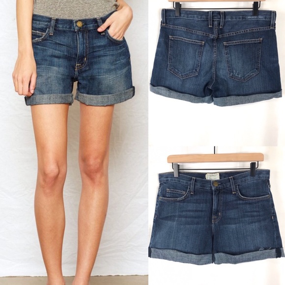 current elliott denim shorts